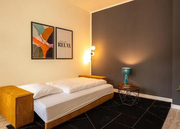 Maremar - Design - Luxus Boxspringbett - Zentral - Kueche - Arbeitsplatz - Highspeed Wlan Appartement